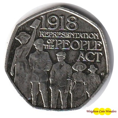 2018 50p - Representation of the People Act - Click Image to Close